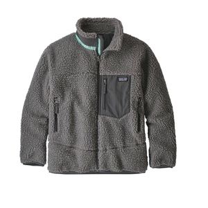 Patagonia Kids Retro-X Jacket, Size 7-8, Gray